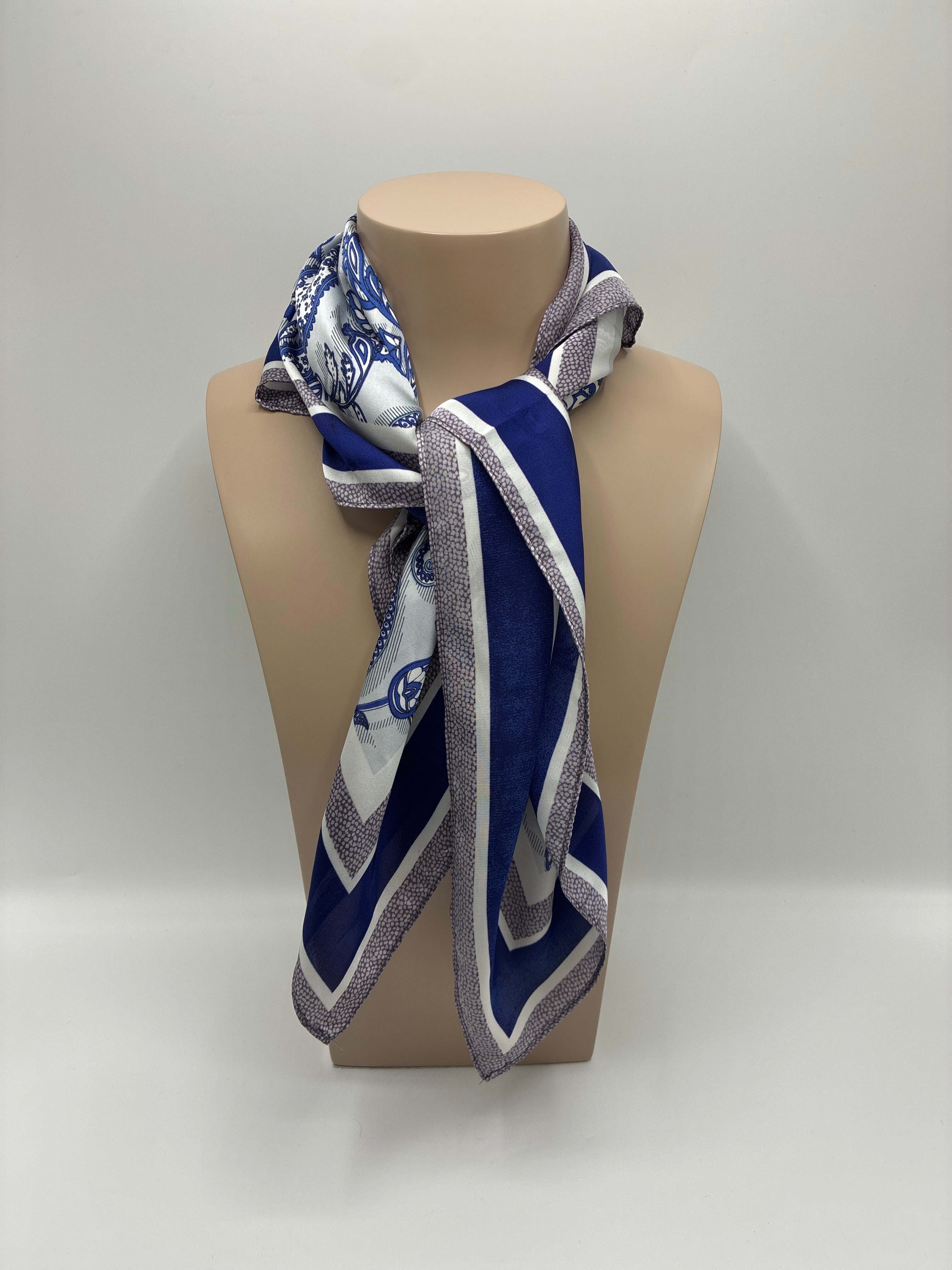 Silk neck scarf