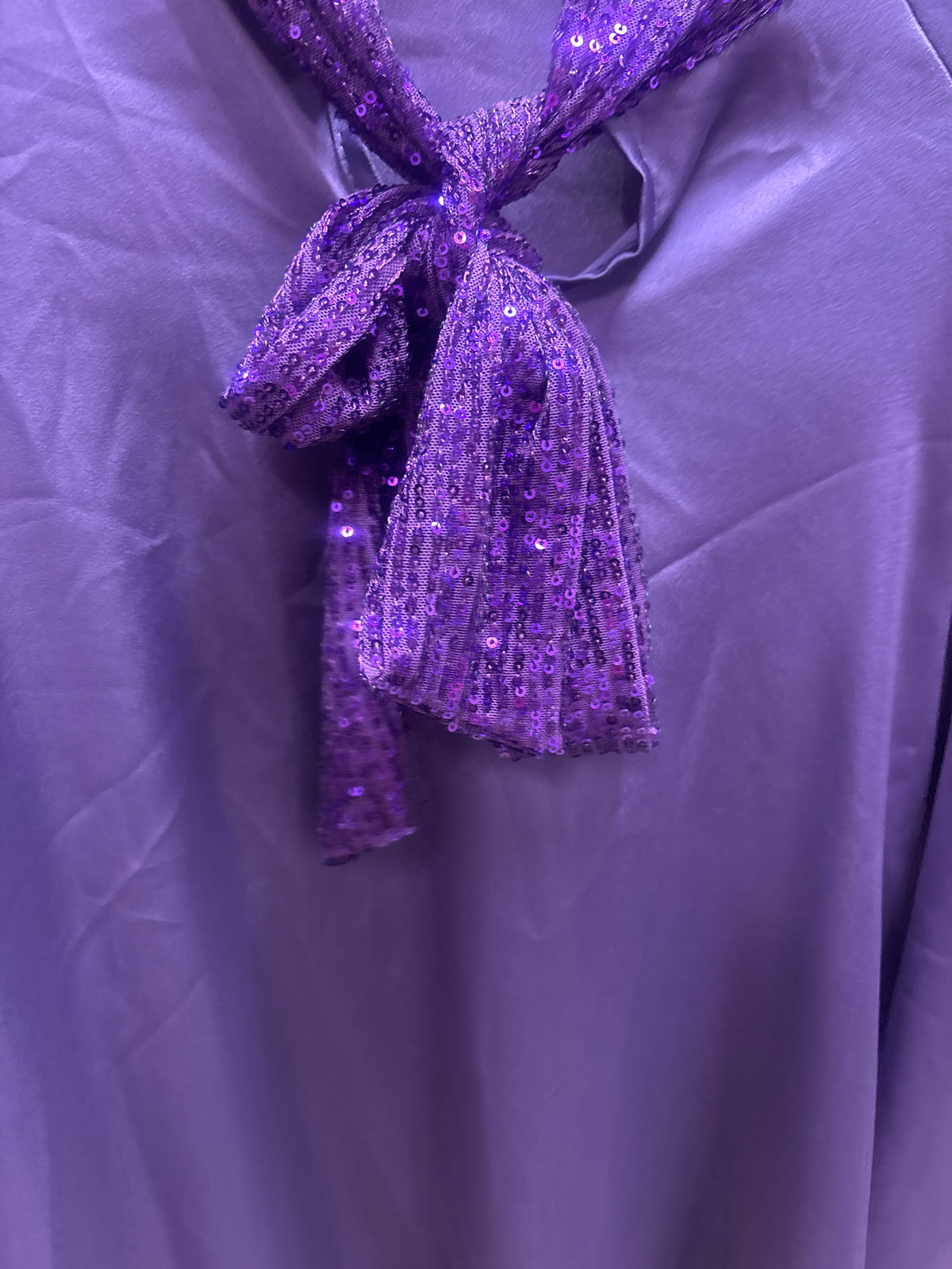 Purple smock dress