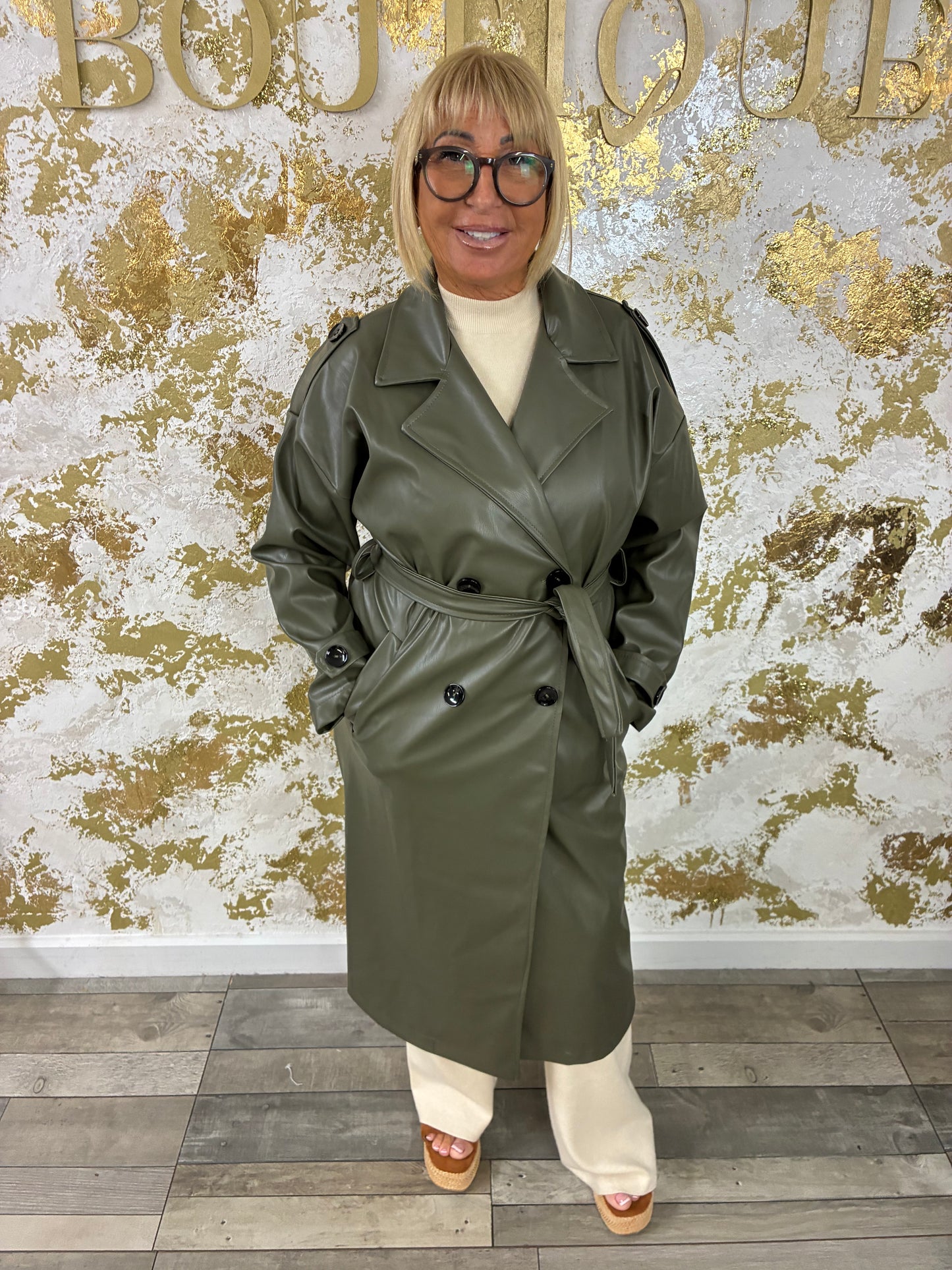 Morgan trench coat