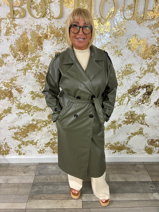 Morgan trench coat