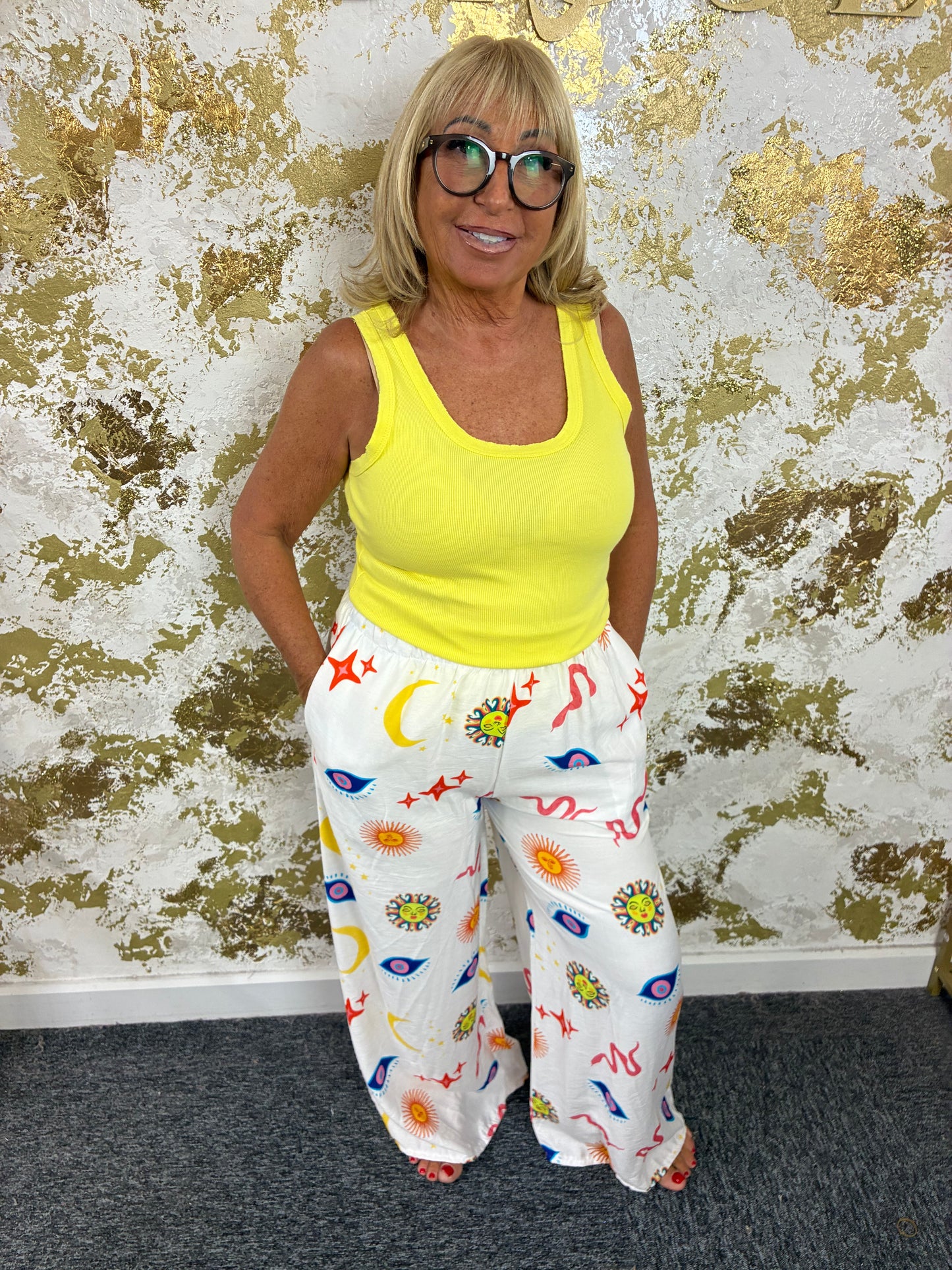 Evil eye trousers