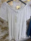 Linen smock top