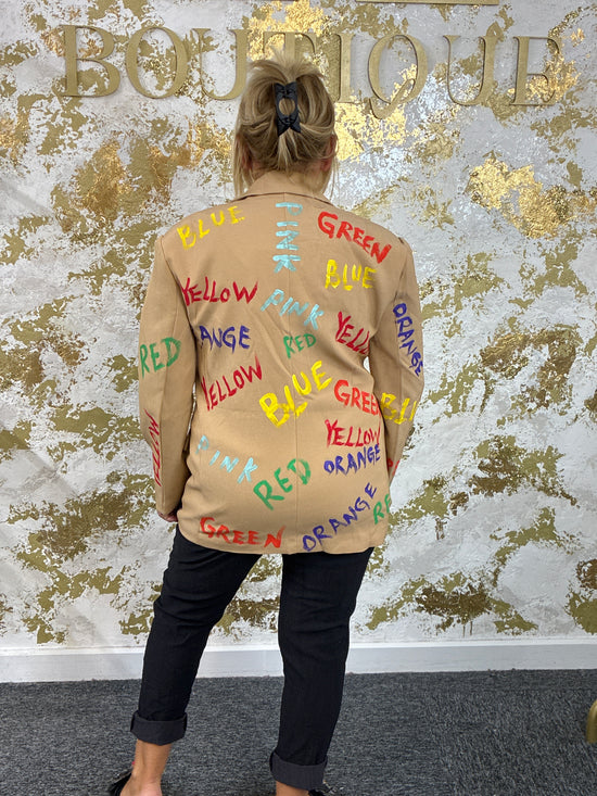 Rainbow blazer