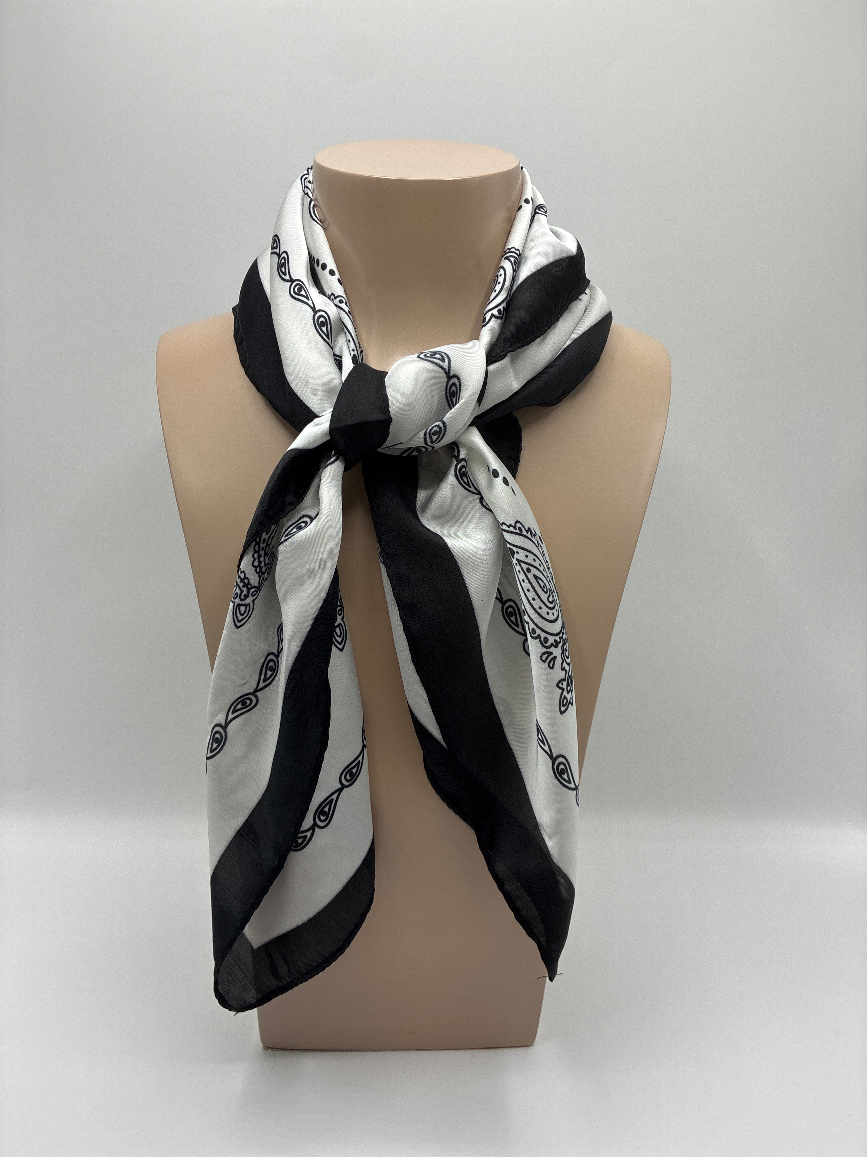 Silk neck scarf