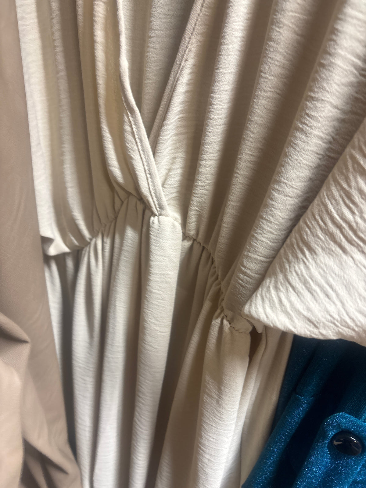 Beige smock dress