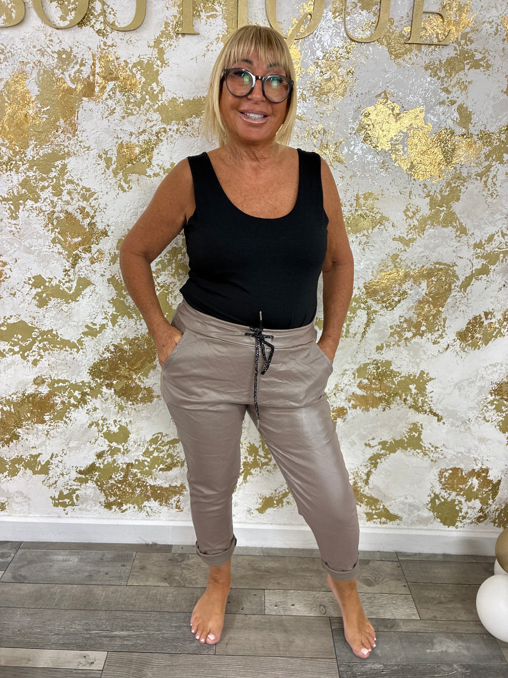 Leather magic trousers