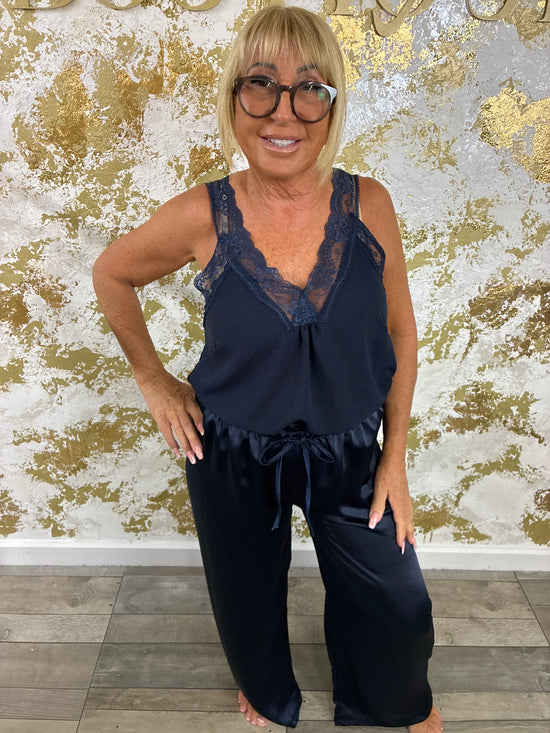 Bria satin trousers