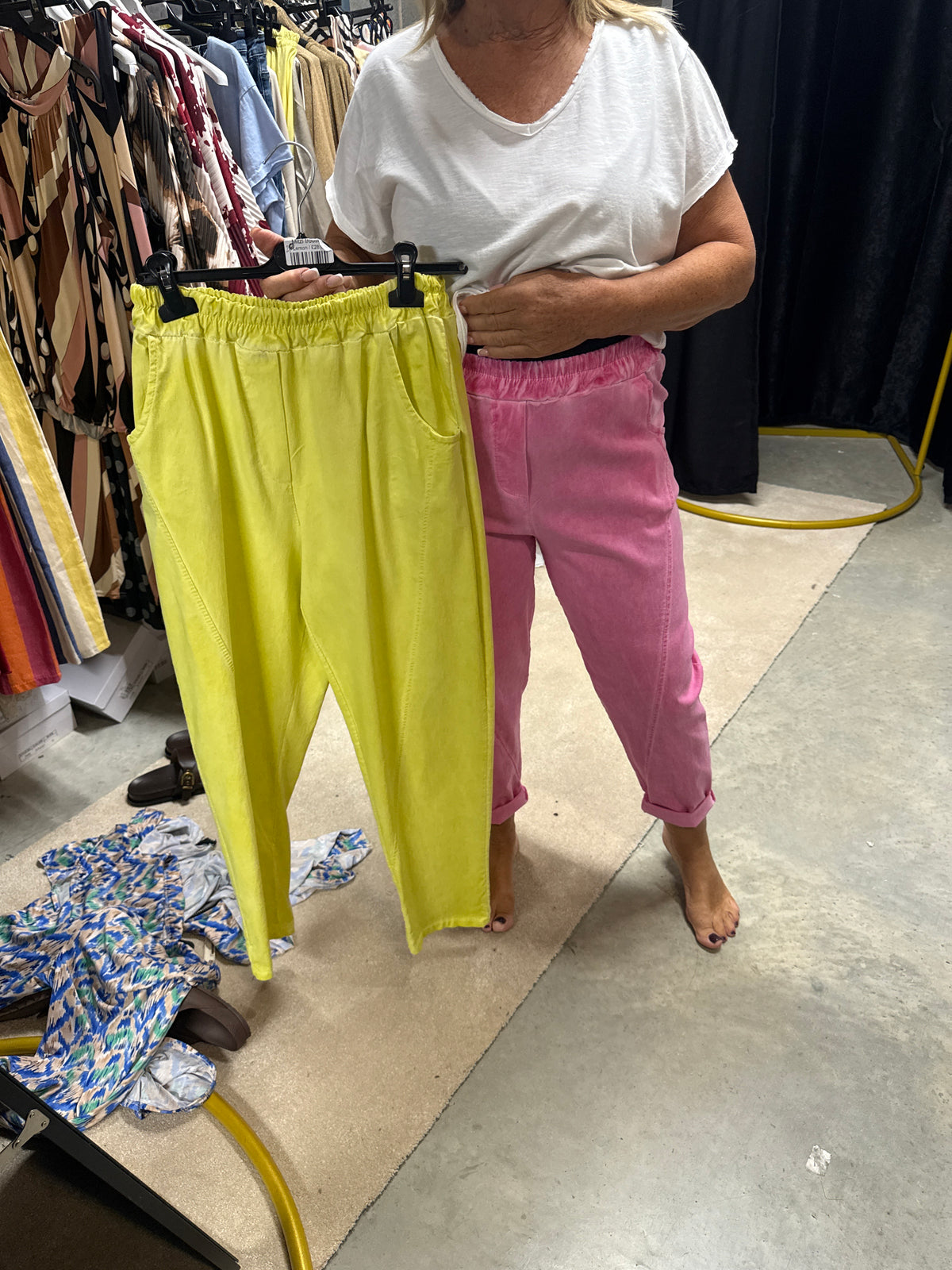 Pink & yellow Mitzi