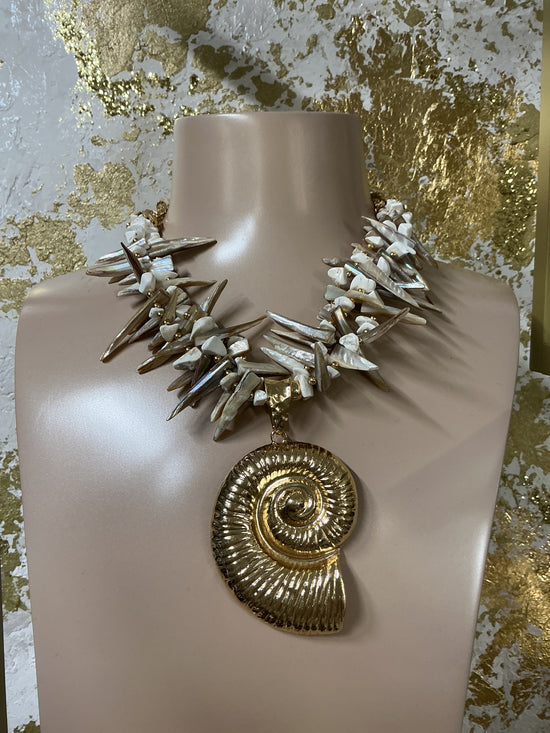 Seashell necklace
