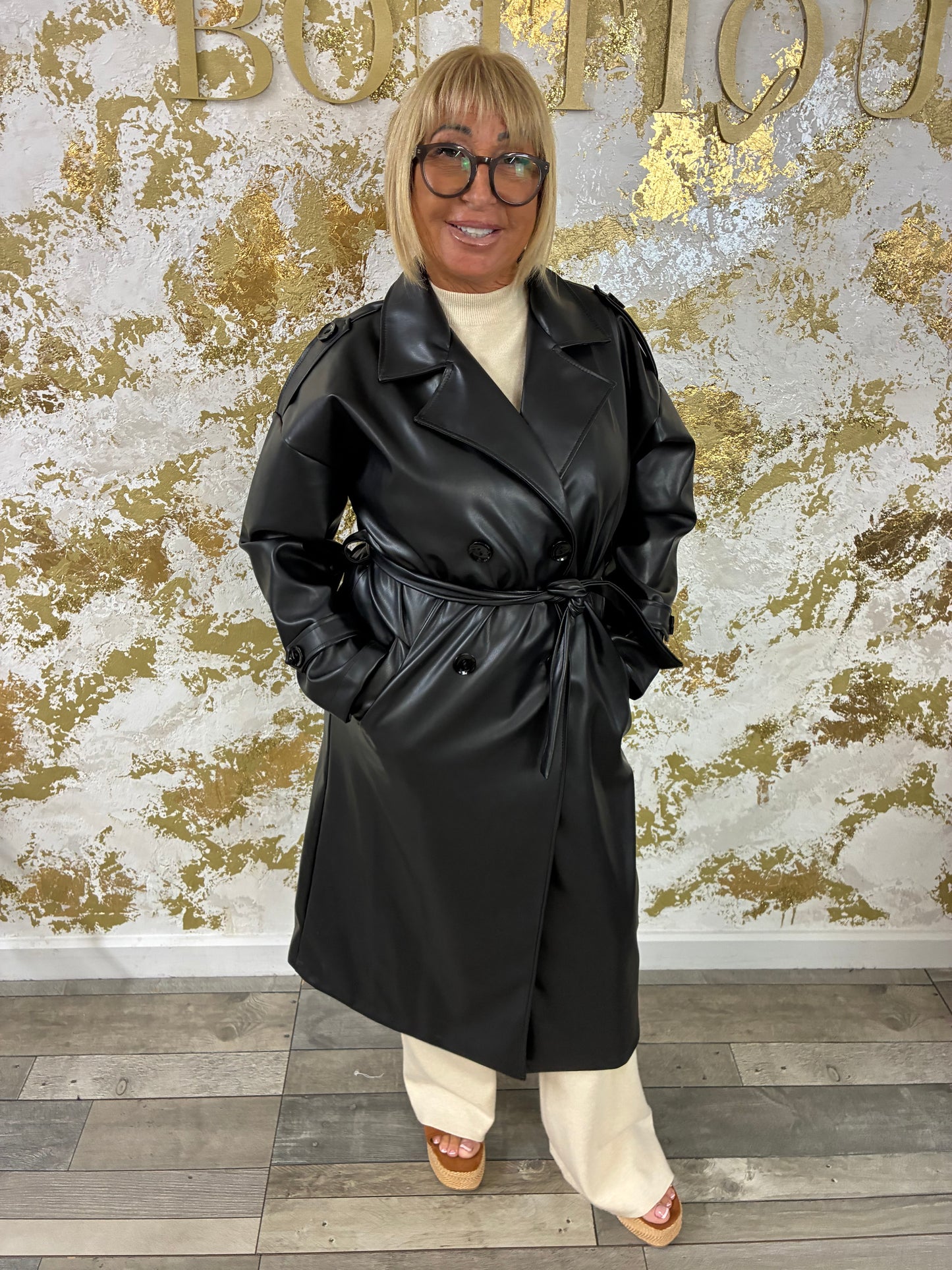 Morgan trench coat