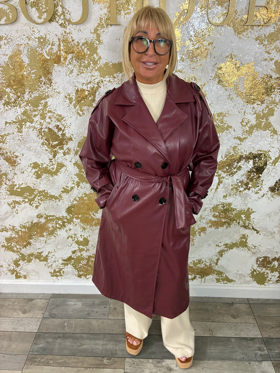 Morgan trench coat