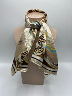 Silk neck scarf
