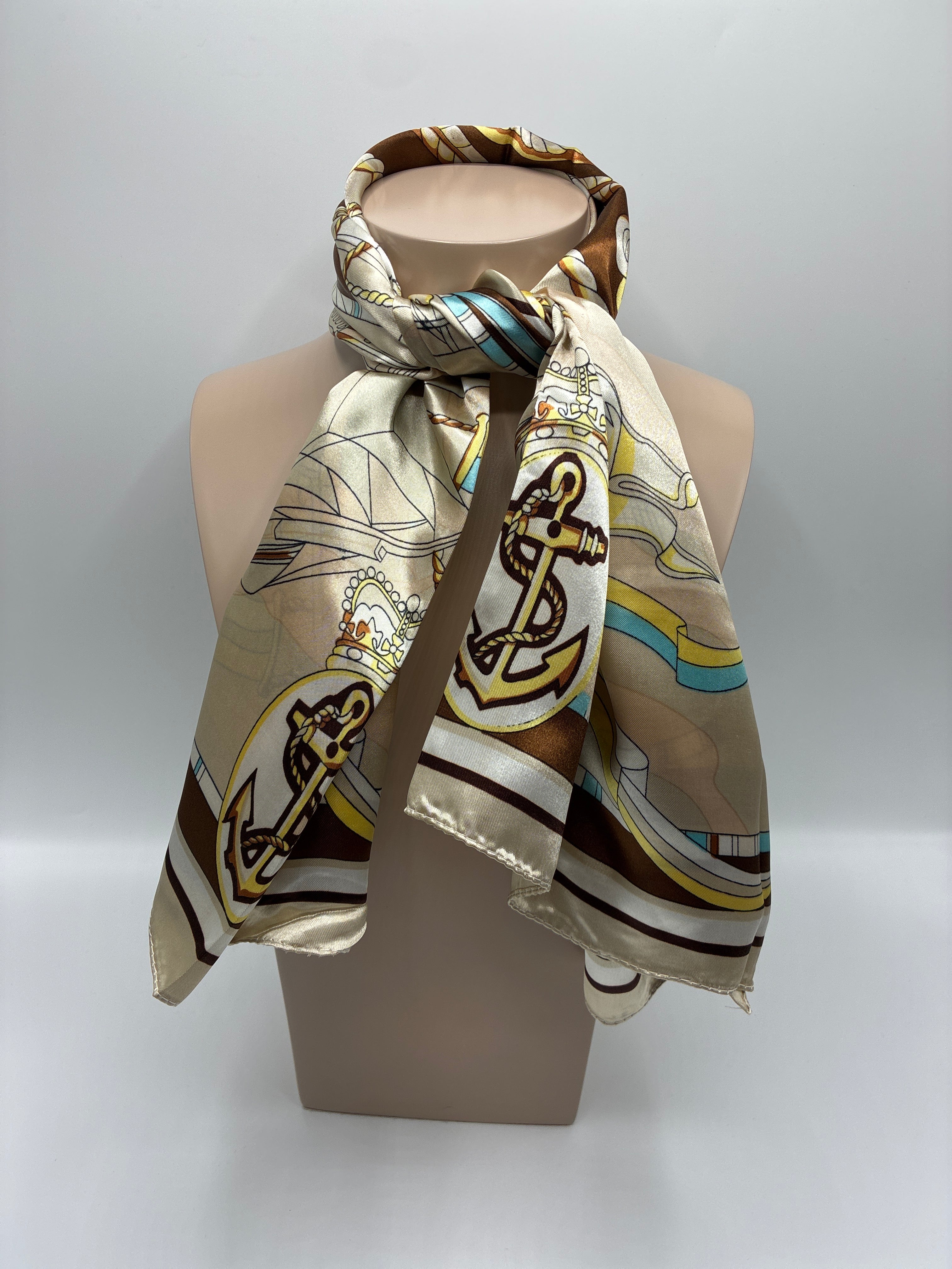 Silk neck scarf