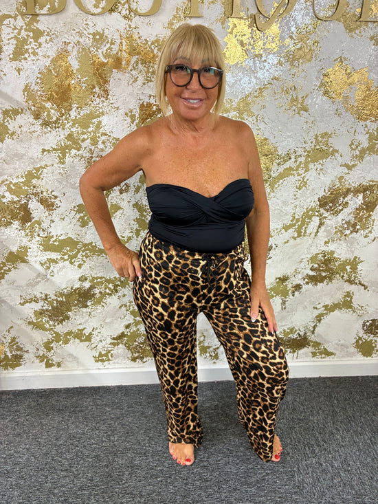 Leopard trousers