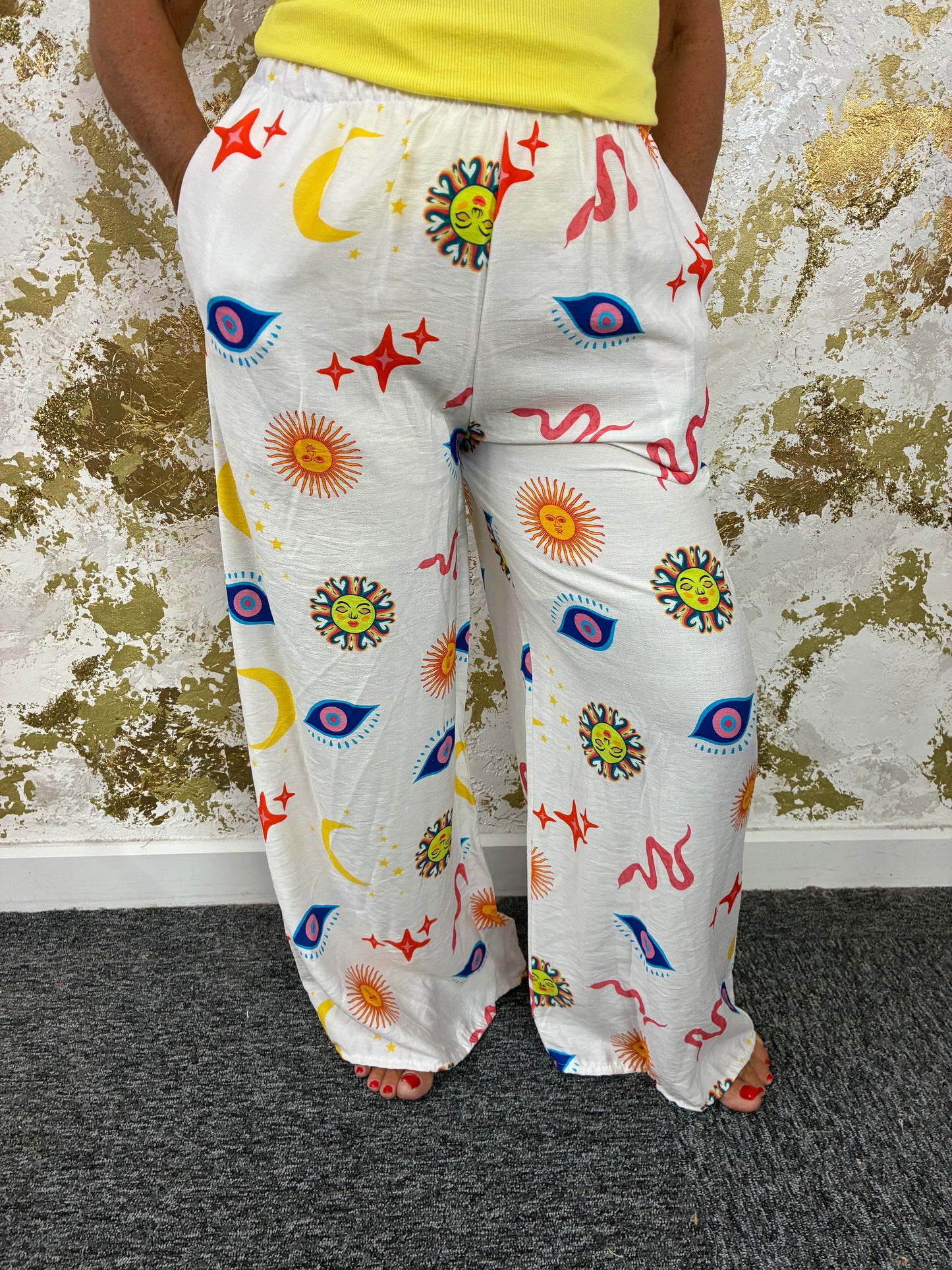 Evil eye trousers