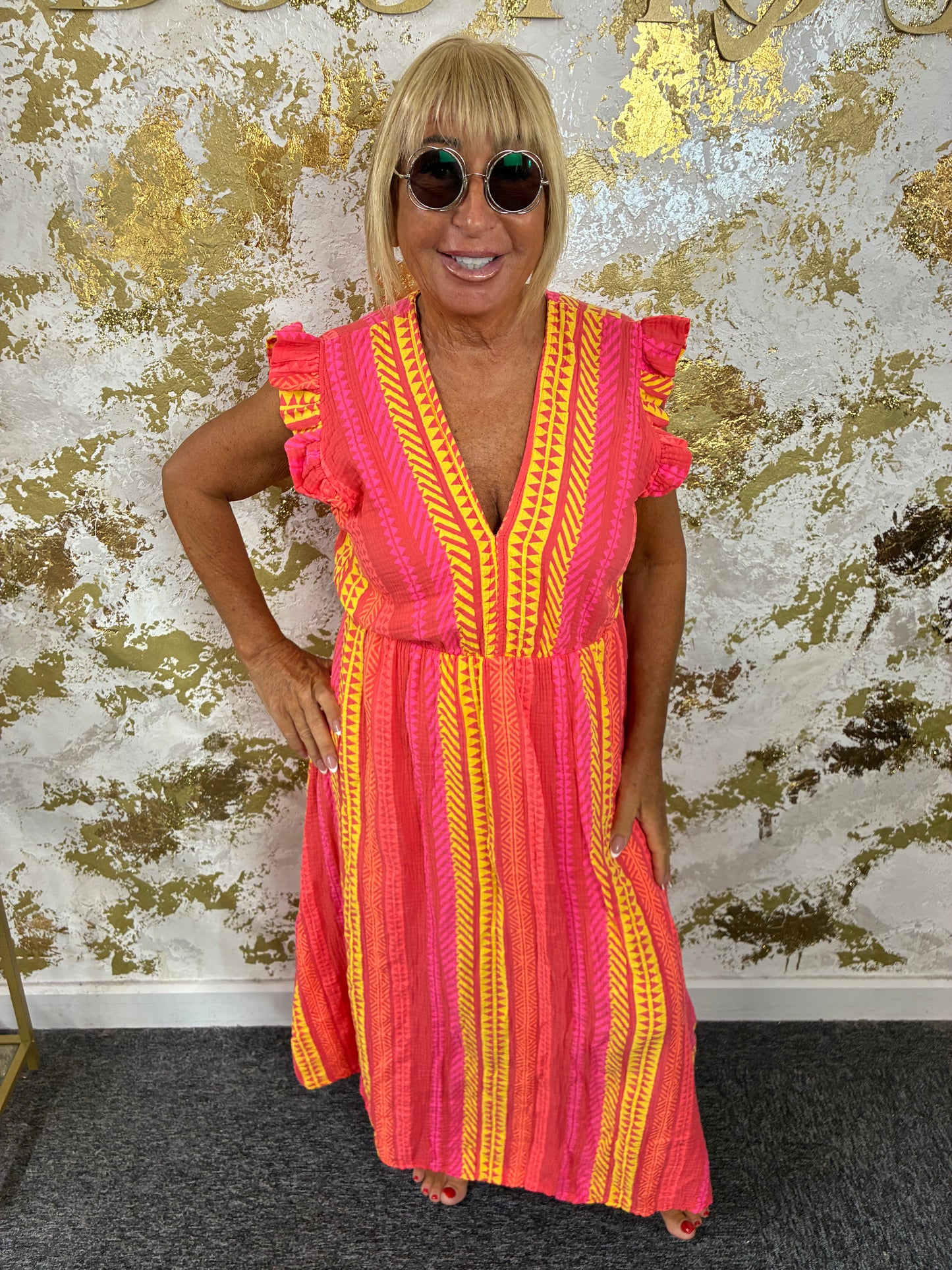 Aggie tie dress