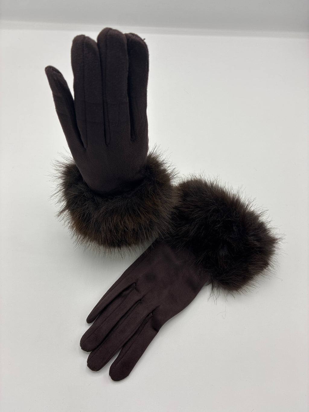 Fur gloves