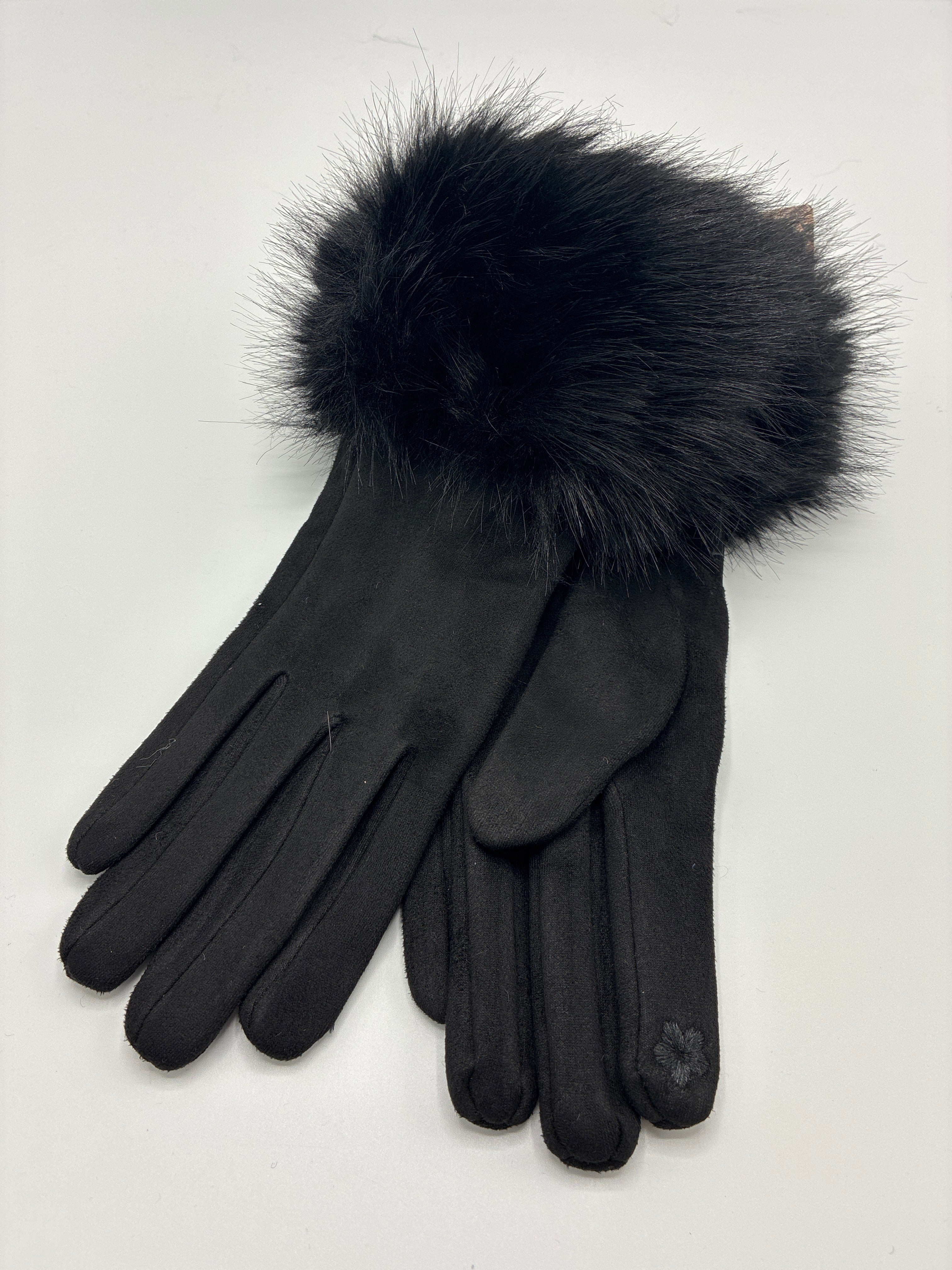 Fur gloves