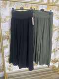 Flared needle cord trousers