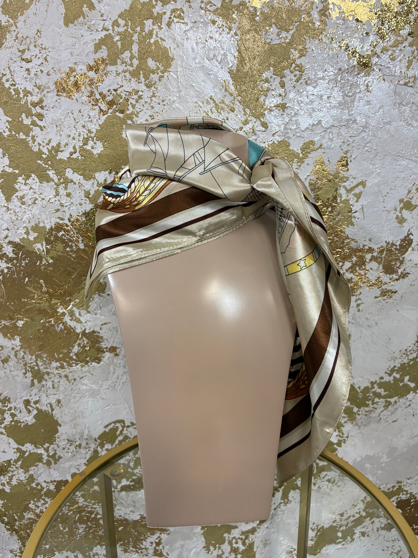 Silk neck scarf