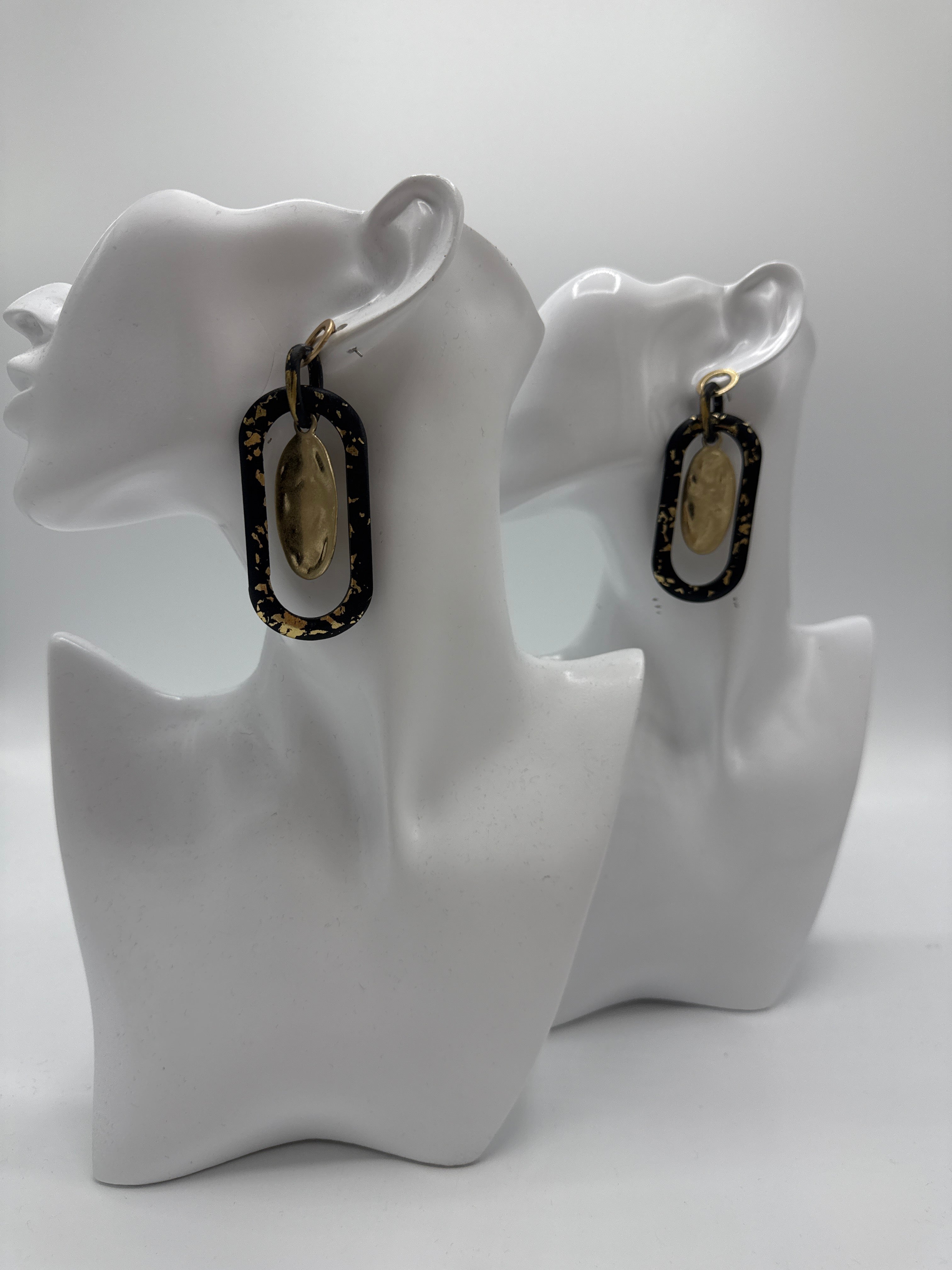 Gold earrings