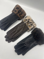 Leopard gloves