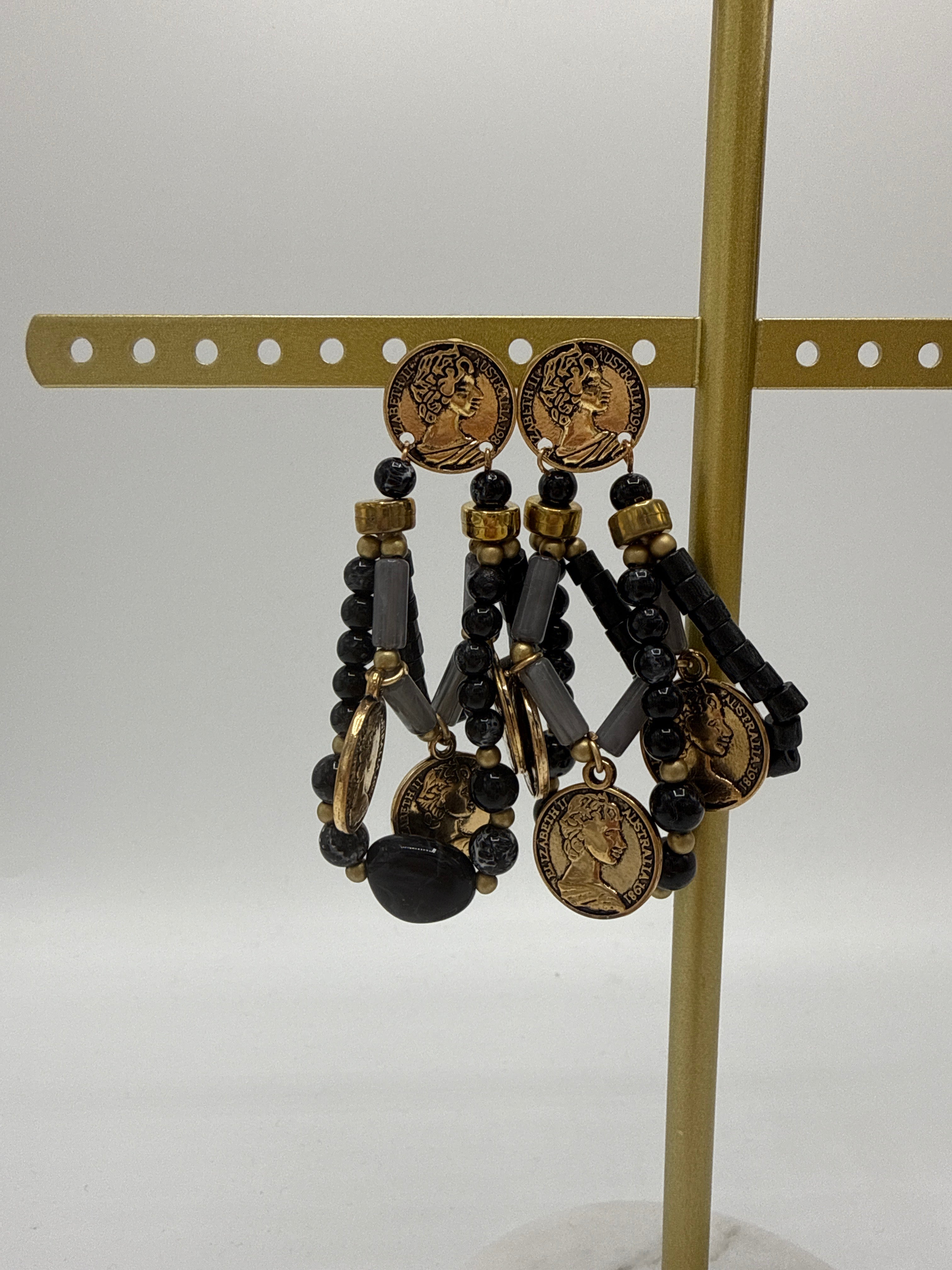 Coin earrings