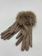 Fur gloves