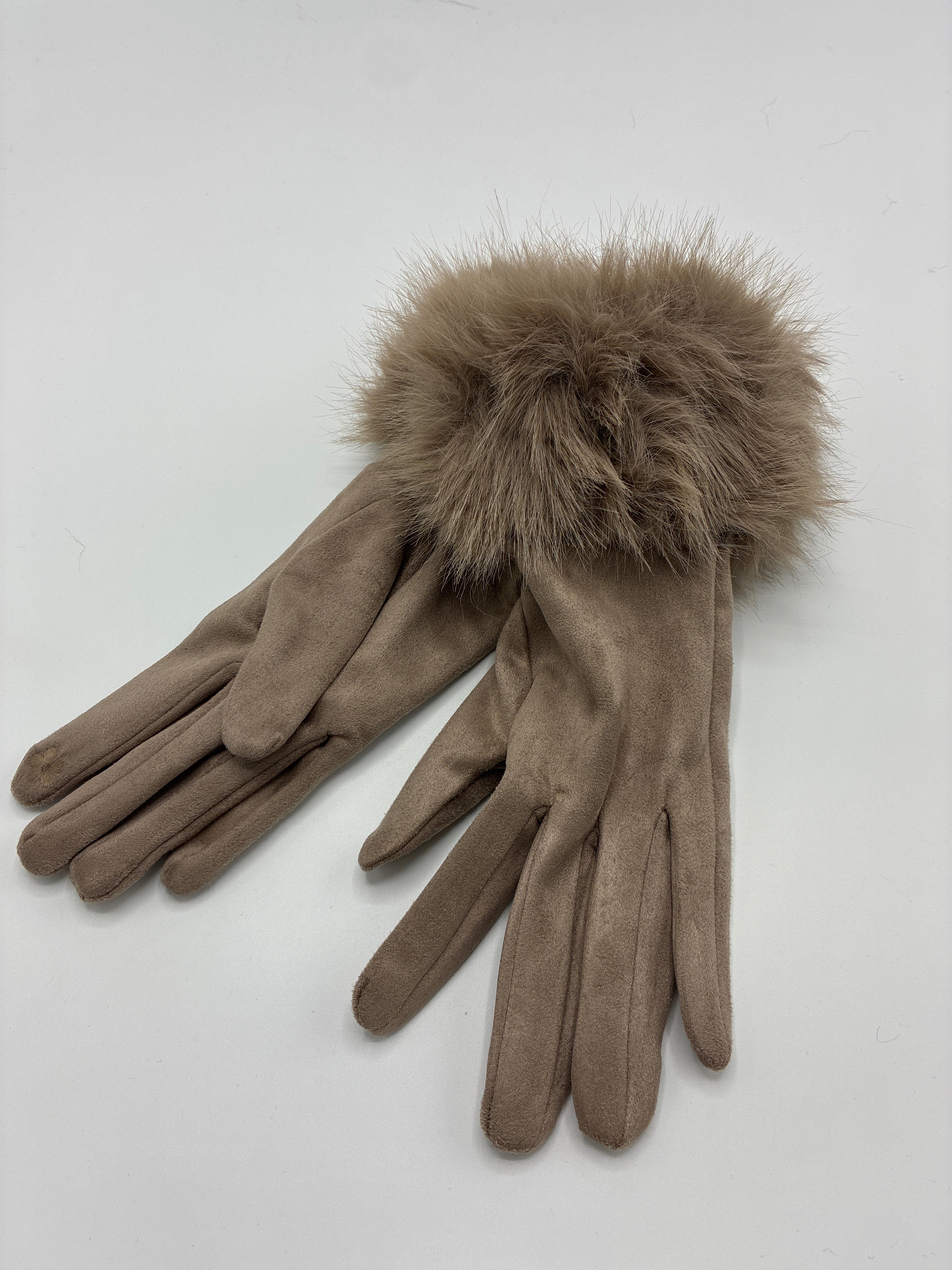 Fur gloves