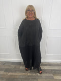Black over sized  dress