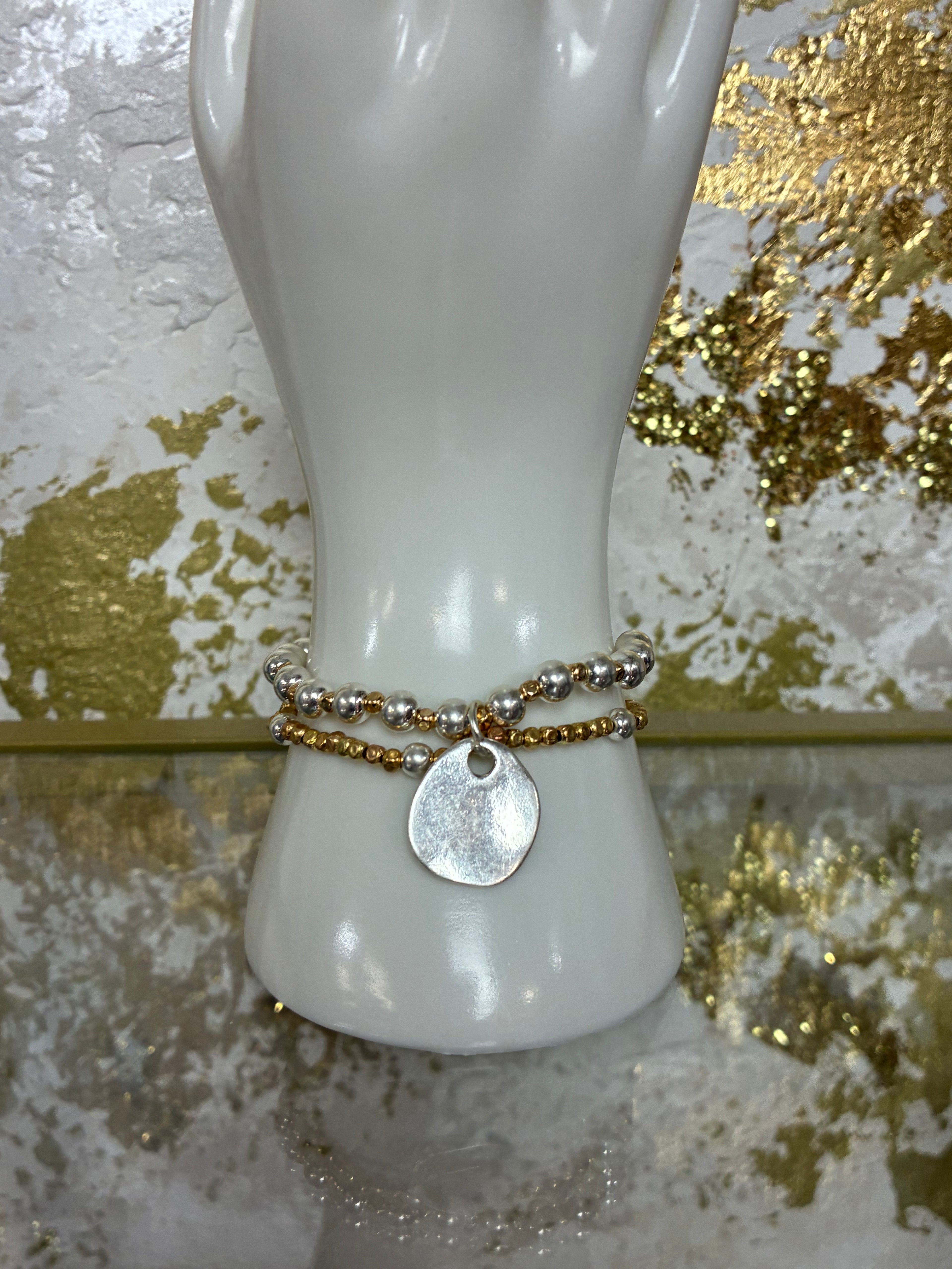 Double circle bracelet