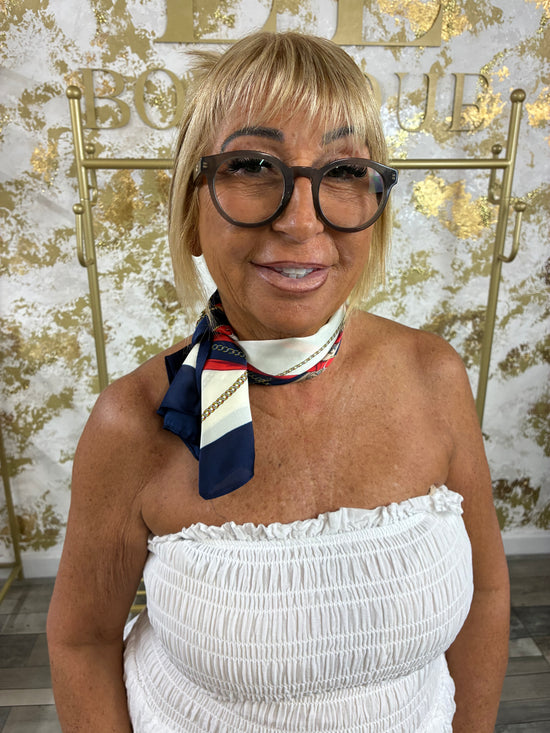 Silk neck scarf