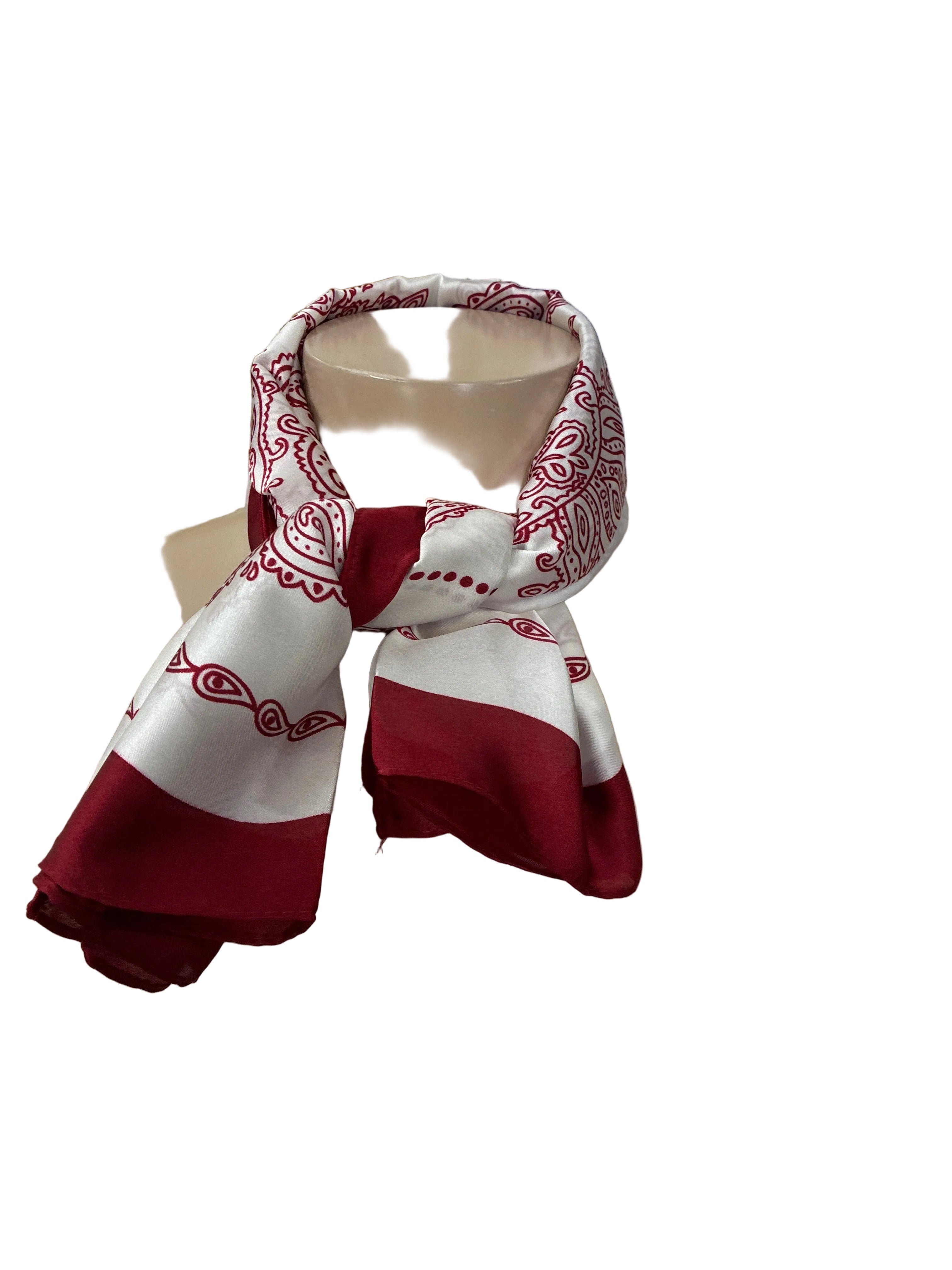 Silk neck scarf