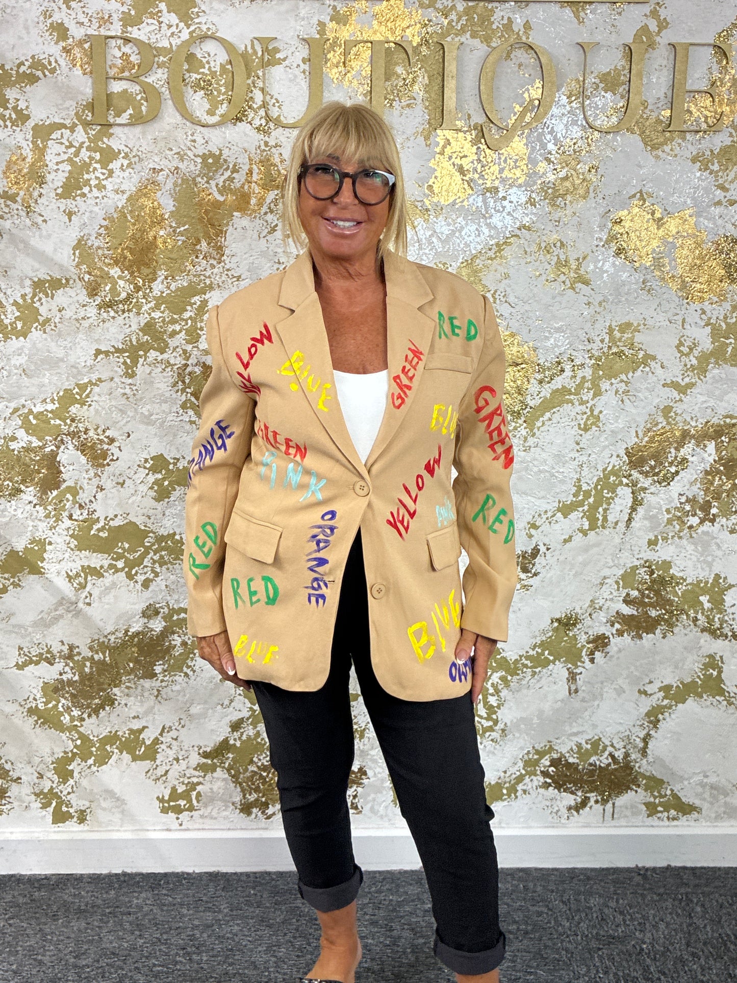 Rainbow blazer