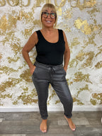 Leather magic trousers