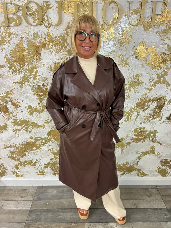 Morgan trench coat