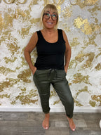 Leather magic trousers