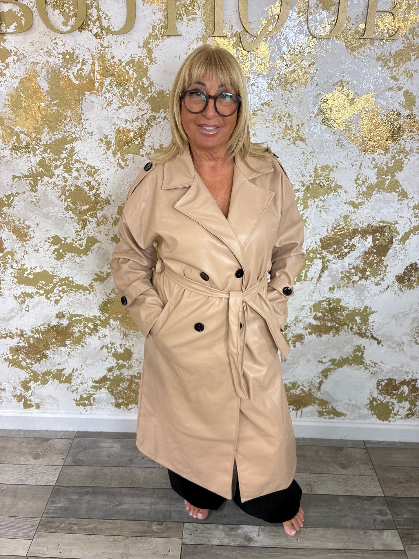 Morgan trench coat