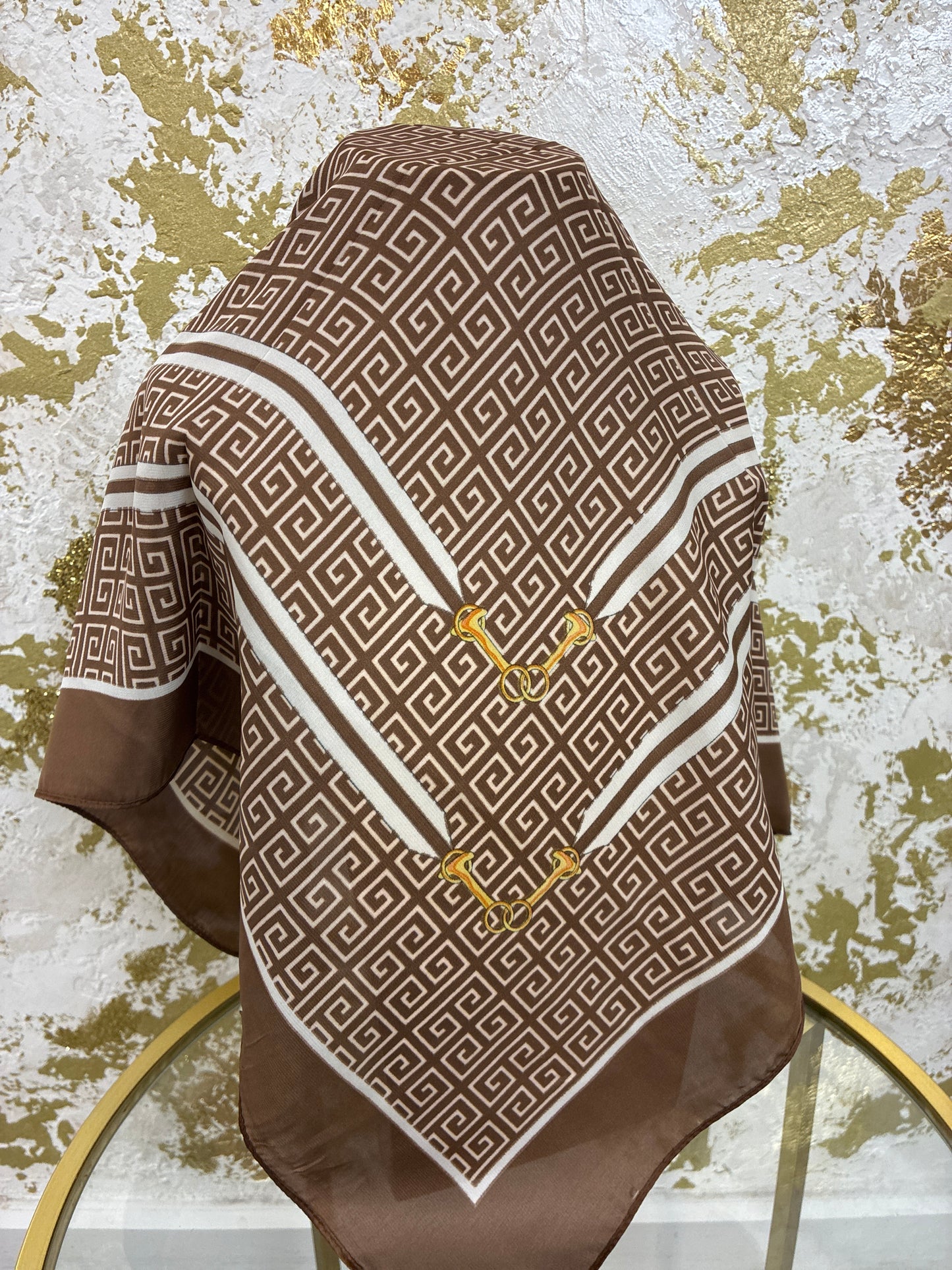 Silk neck scarf