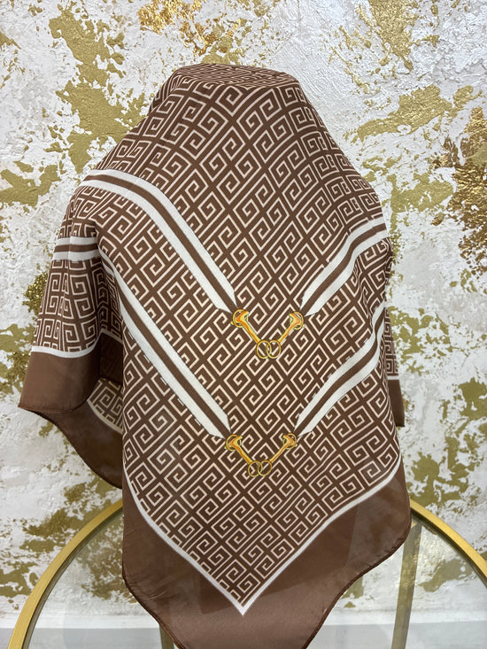 Silk neck scarf