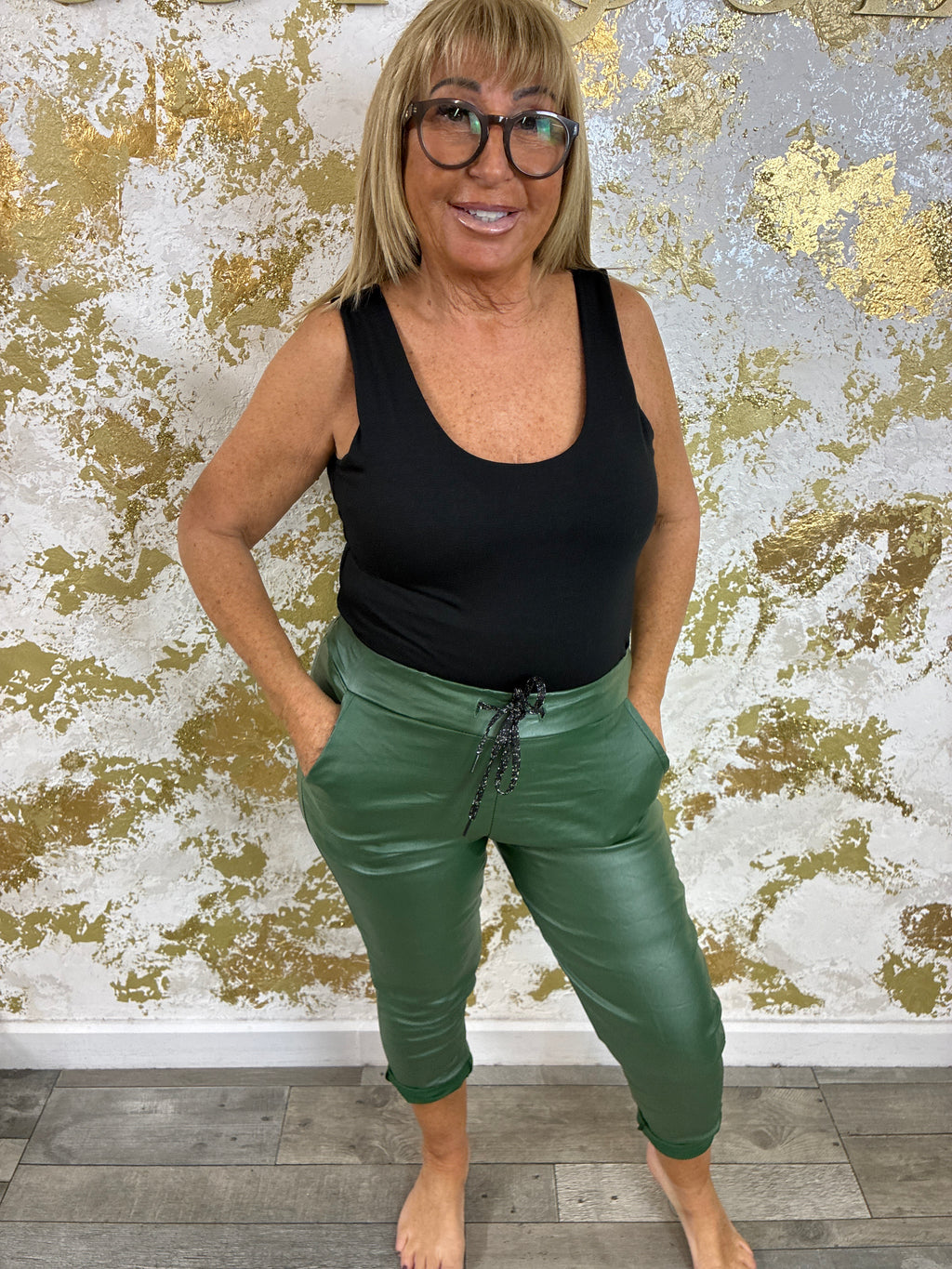 Leather magic trousers