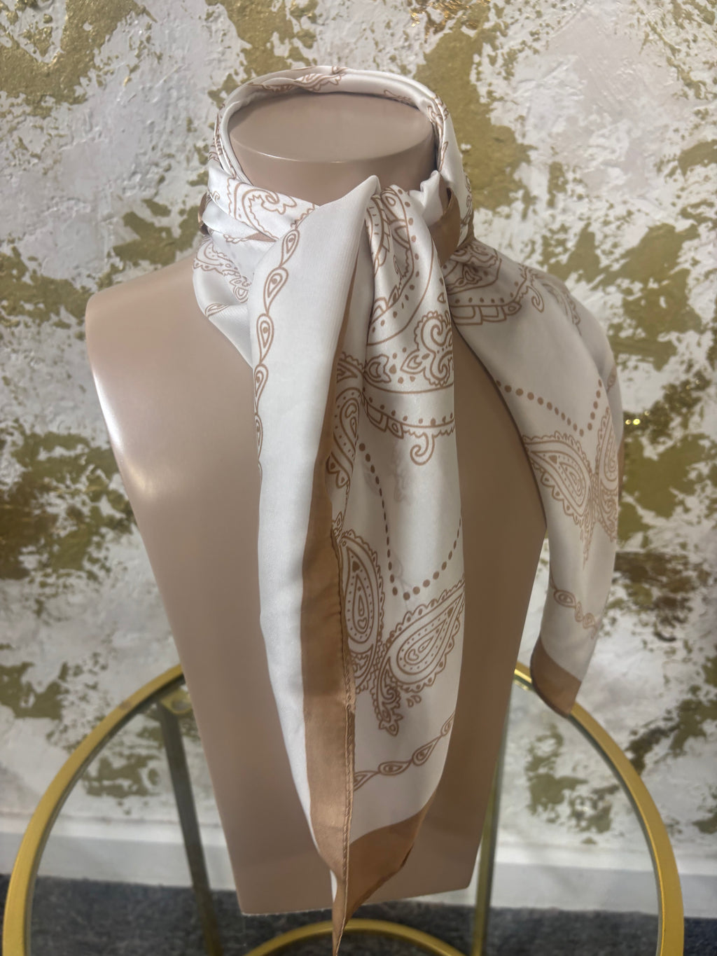 Silk neck scarf