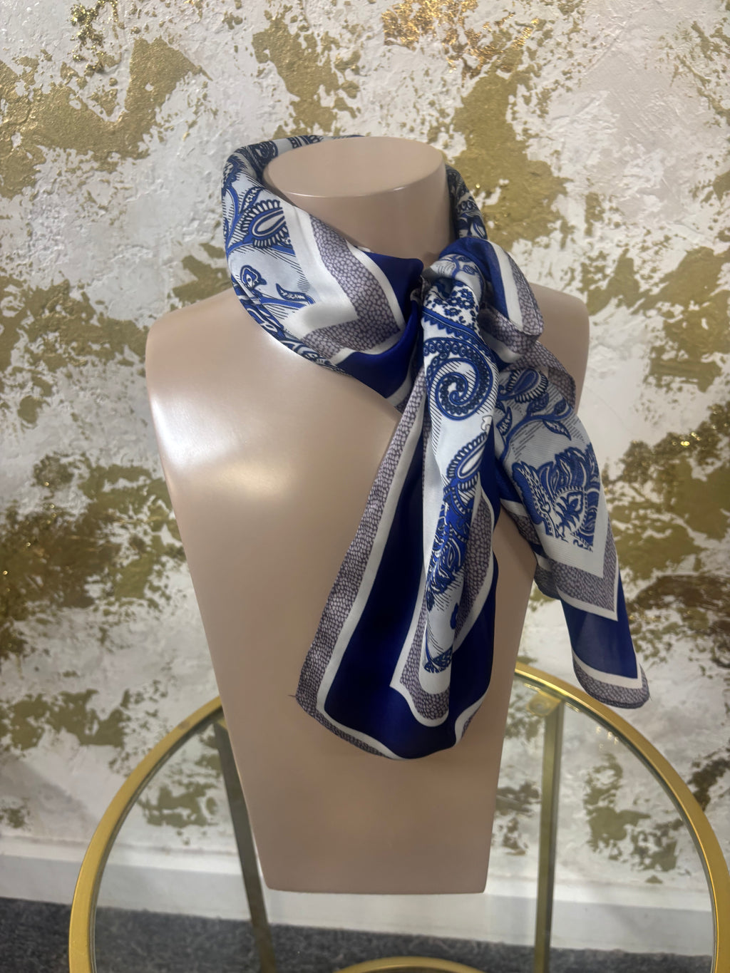 Silk neck scarf