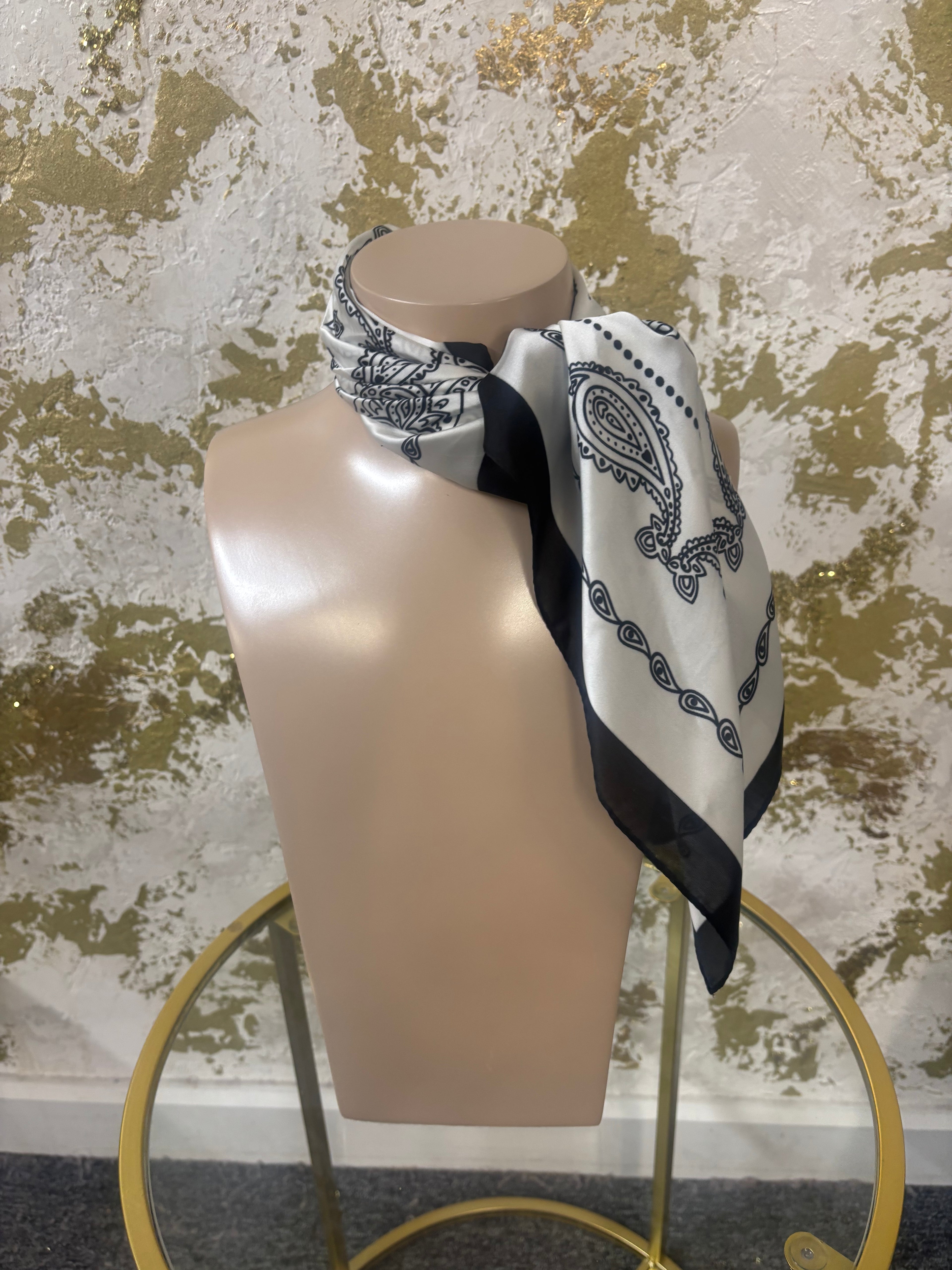 Silk neck scarf