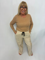 Wide leather magic trousers