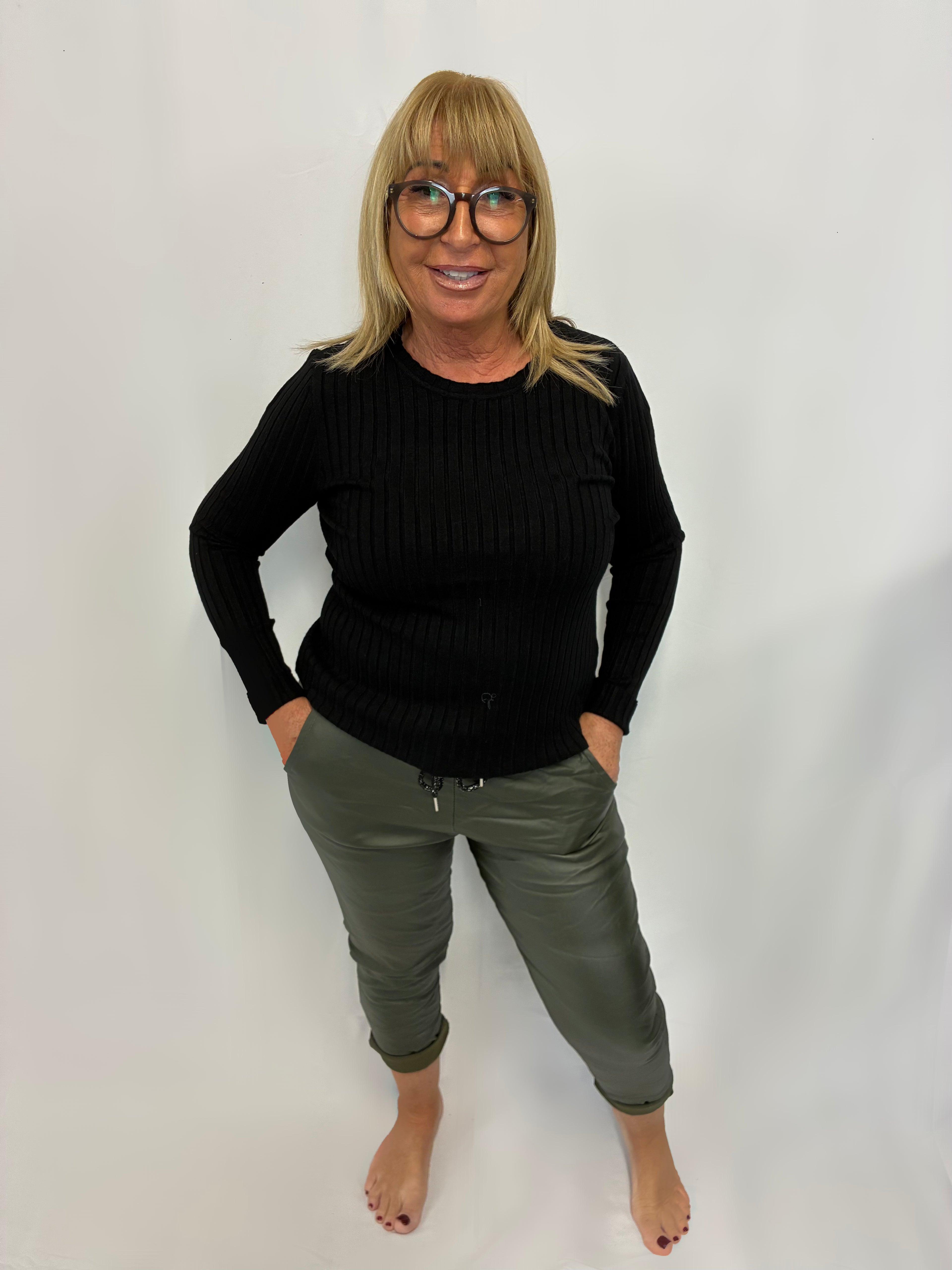 Leather magic trousers