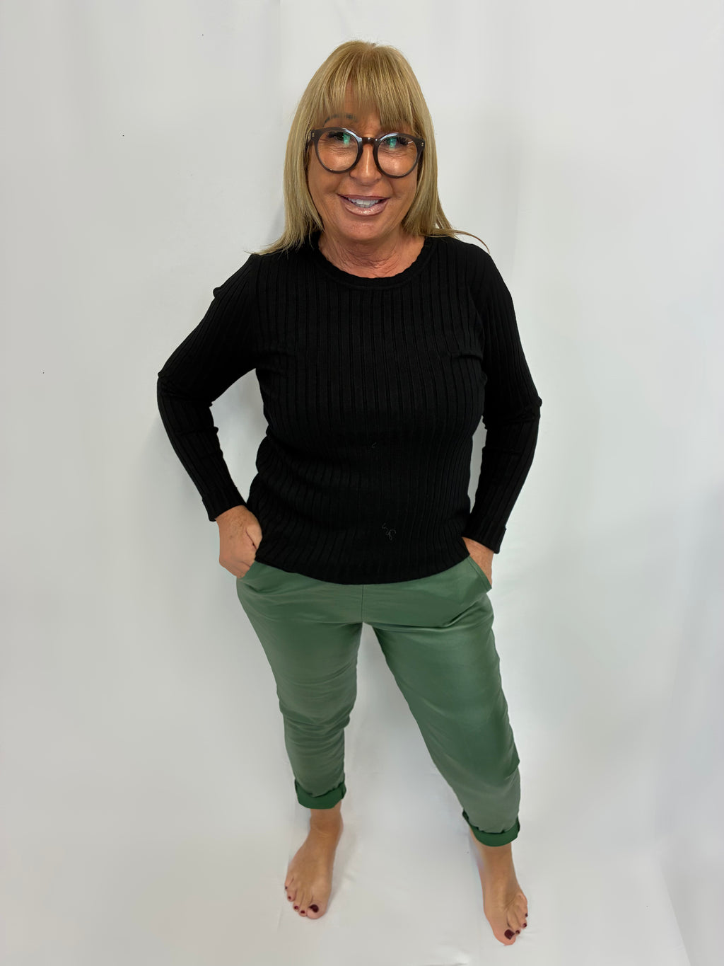 Leather magic trousers