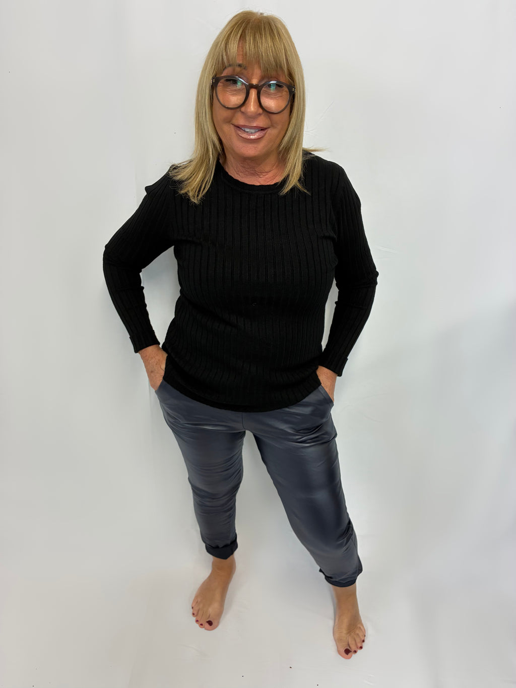 Leather magic trousers