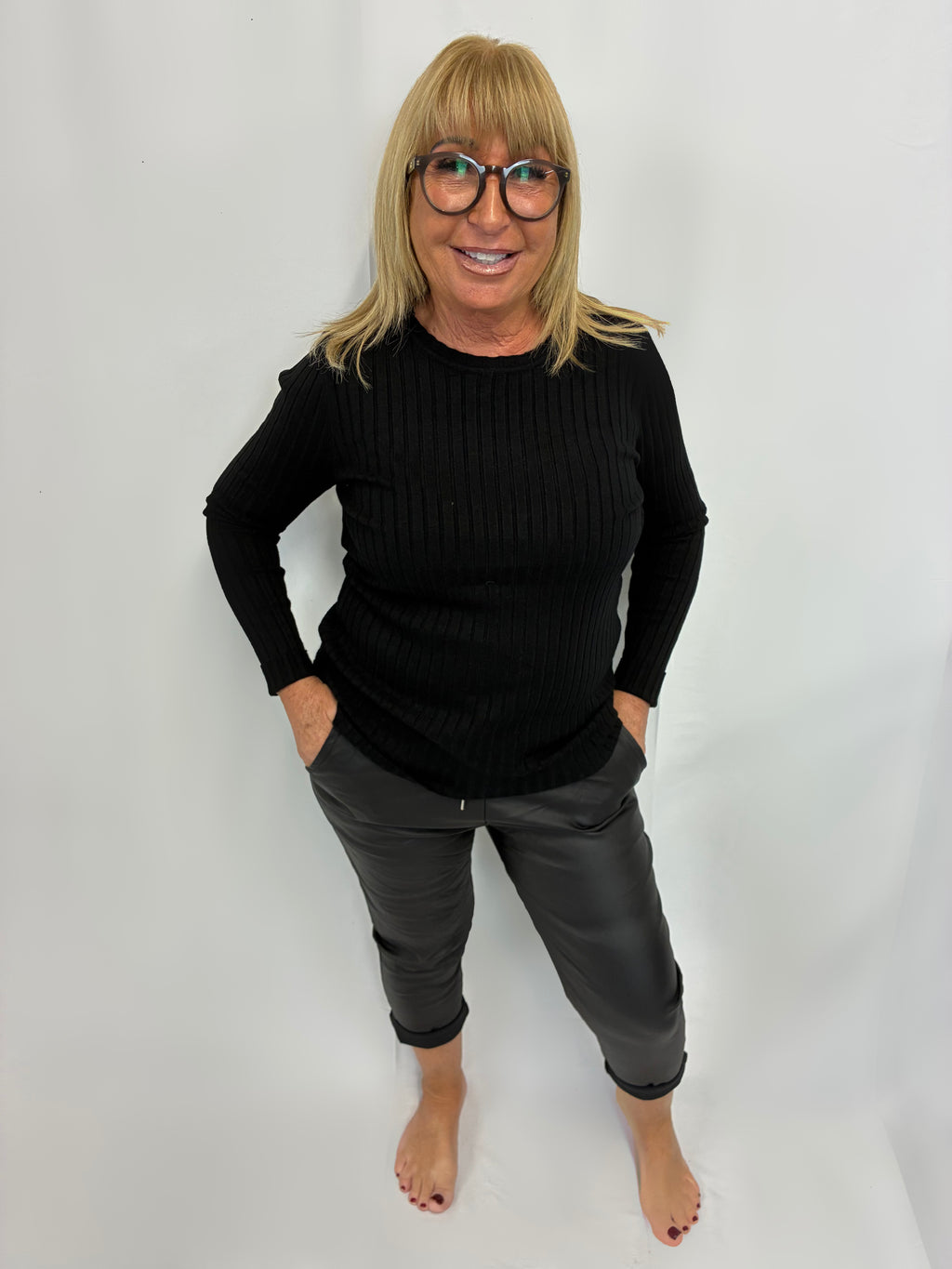 Leather magic trousers