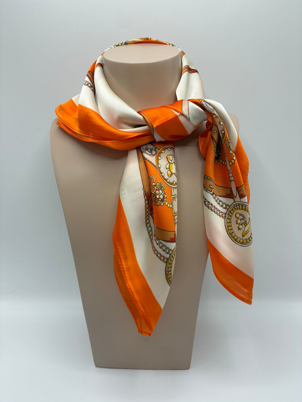 Silk neck scarf